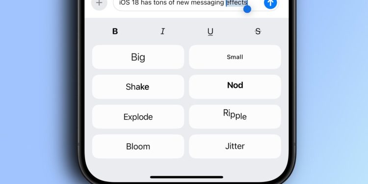 iOS 15 ile iPhone’da Mesajlar uygulamasındaki yeni metin efektlerini nasıl kullanılır