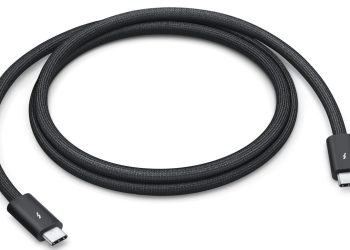 Apple, M4 Pro Mac mini ile birlikte yeni Thunderbolt 5 kablosunu piyasaya sürüyor.