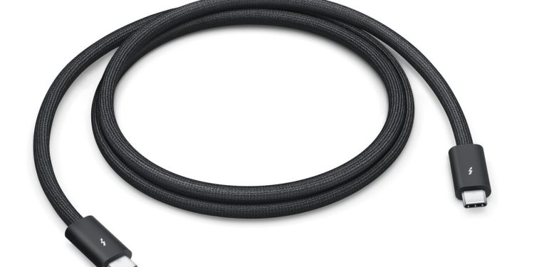 Apple, M4 Pro Mac mini ile birlikte yeni Thunderbolt 5 kablosunu piyasaya sürüyor.
