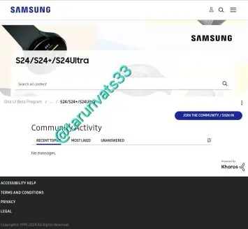 Galaxy S24 beta forum