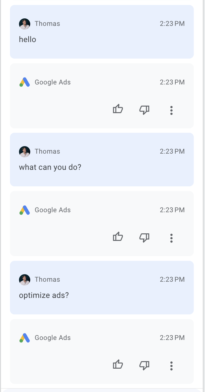 Google Ads Ai Chat Broken