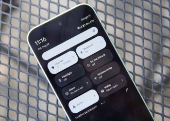 Android 16’nın Hızlı Ayarlar panelleri boyutlandırılabilir olabilir.