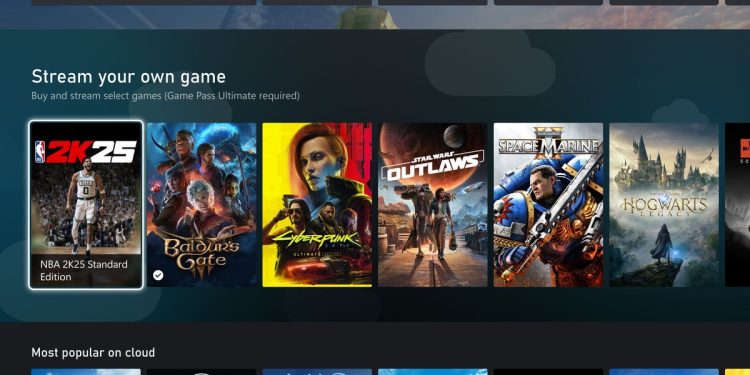 Xbox Game Pass Ultimate Aboneleri, Kütüphanelerindeki “Seçili” Oyunları Bulut Oyun ile Yayınlayabilecek