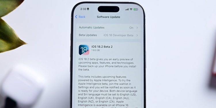 iOS 18.2 geliştirici beta 2’de Yeni: ChatGPT, Kamera Kontrolü ve daha fazlası için ek ayarlar
