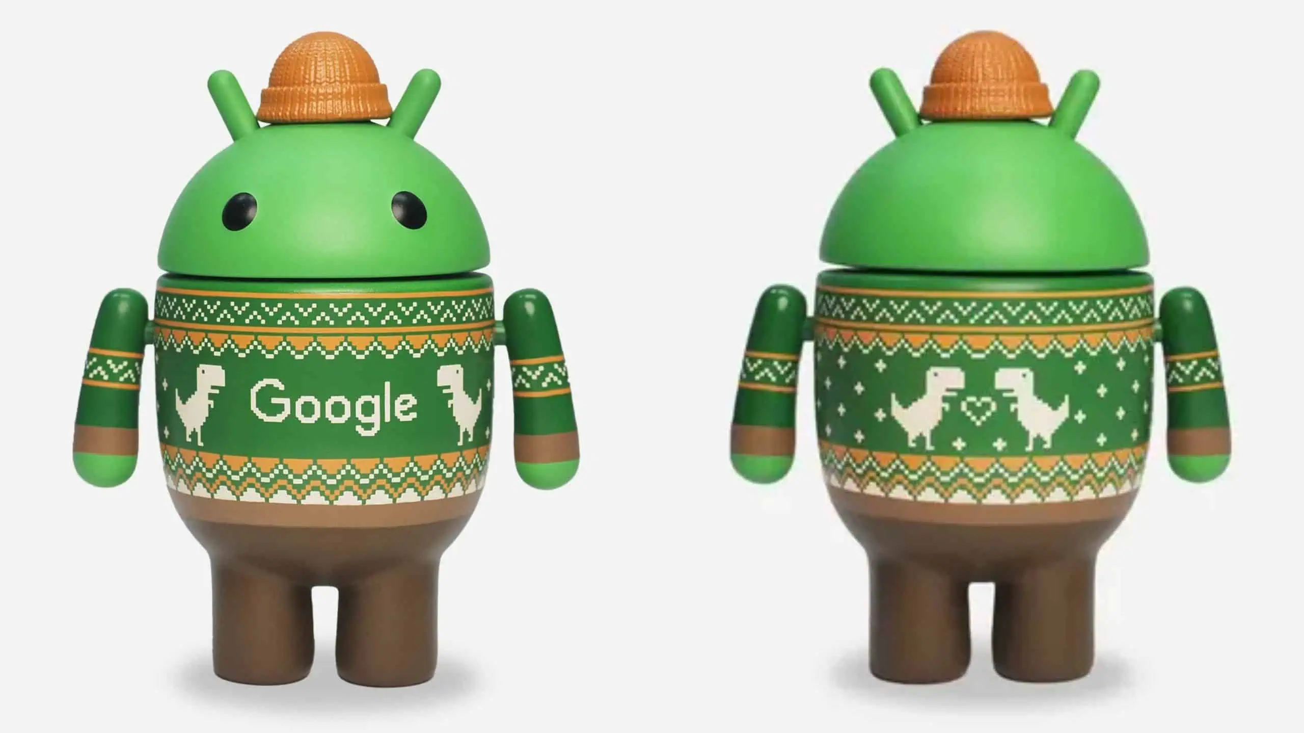 Android figure holiday themed featured