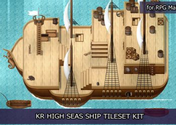 RPG Maker MZ – KR High Seas Ship Tileset Kit Yayınlandı, Ön İncelemesi Nasıl?