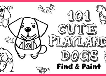 101 Cute Playland Dogs: Find & Paint – Artbook Yayınlandı, Ön İncelemesi Nasıl?