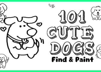 101 Cute Dogs: Find & Paint – Artbook Yayınlandı, Ön İncelemesi Nasıl?
