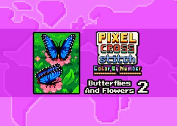 Pixel Cross Stitch – Flowers and Butterflies Pack 2 Yayınlandı, Ön İncelemesi Nasıl?