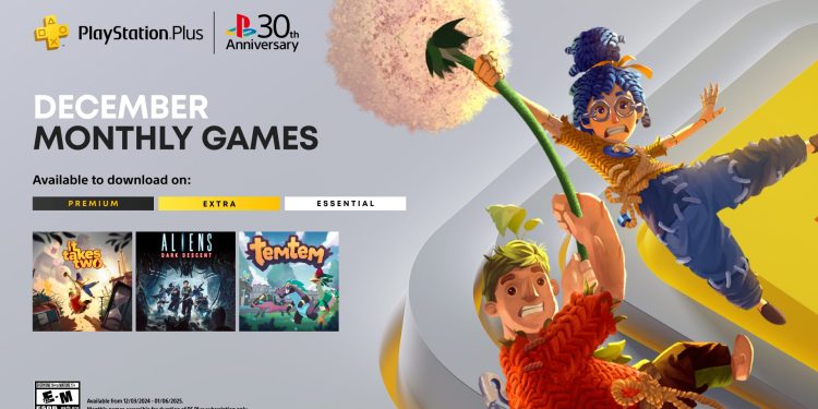 “PlayStation Plus Aylık Oyunları Aralık: It Takes Two, Aliens: Dark Descent, Temtem”