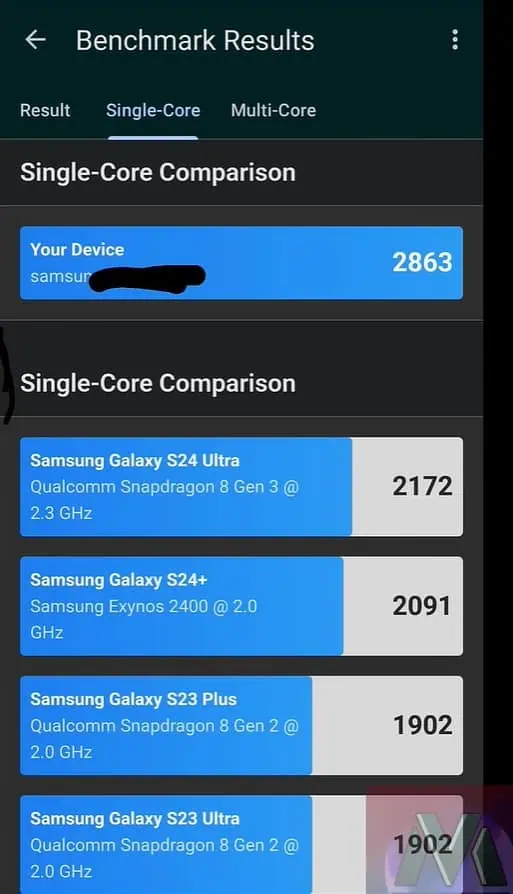 Galaxy S25 Ultra benchmarks geekbench 1