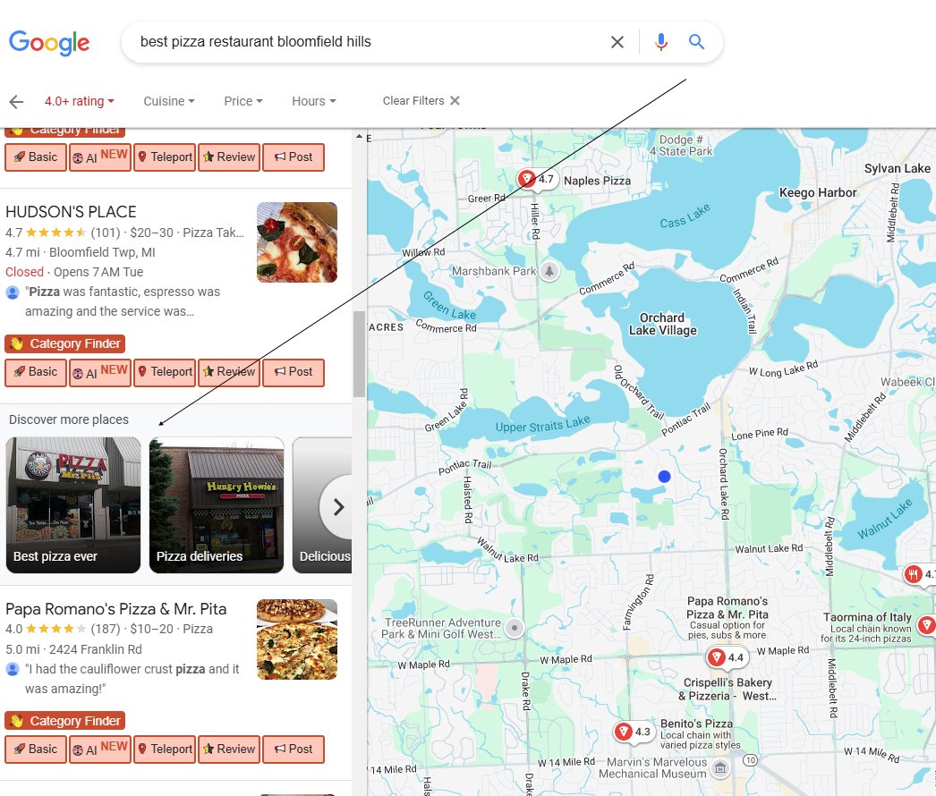 Google Discover More Places