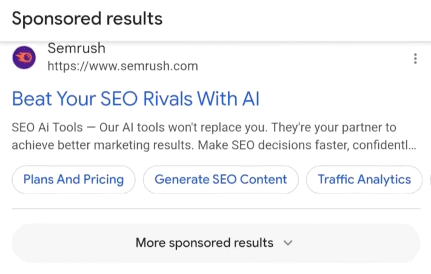 Google More Sponsored Results