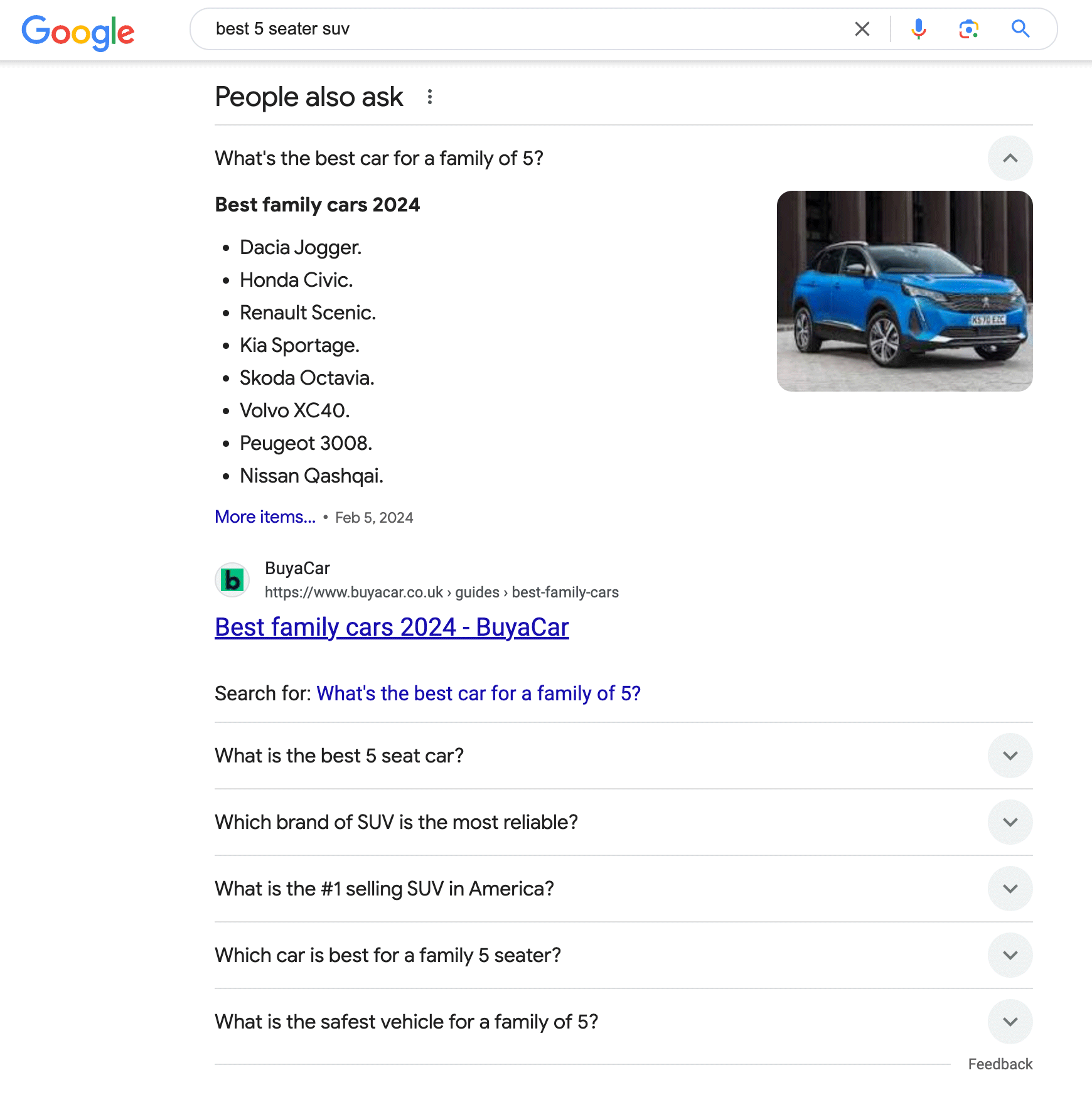 Google People Also Ask Normal