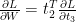 frac{partial L}{partial W} = t_2^T frac{partial L}{partial t_3}