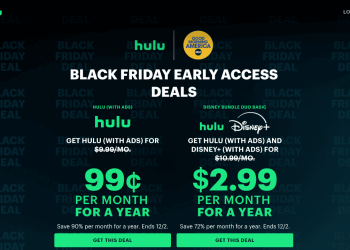 Black Friday İndirimiyle Hulu’yu Aylık Sadece 0,99 $’a Edinin!