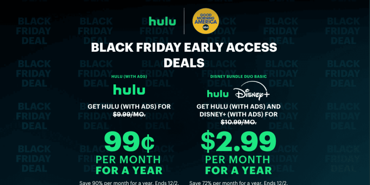 Black Friday İndirimiyle Hulu’yu Aylık Sadece 0,99 $’a Edinin!