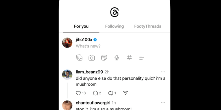 Threads artık ana ekrandan farklı akışlar arasında kaydırma imkanı sunuyor.
