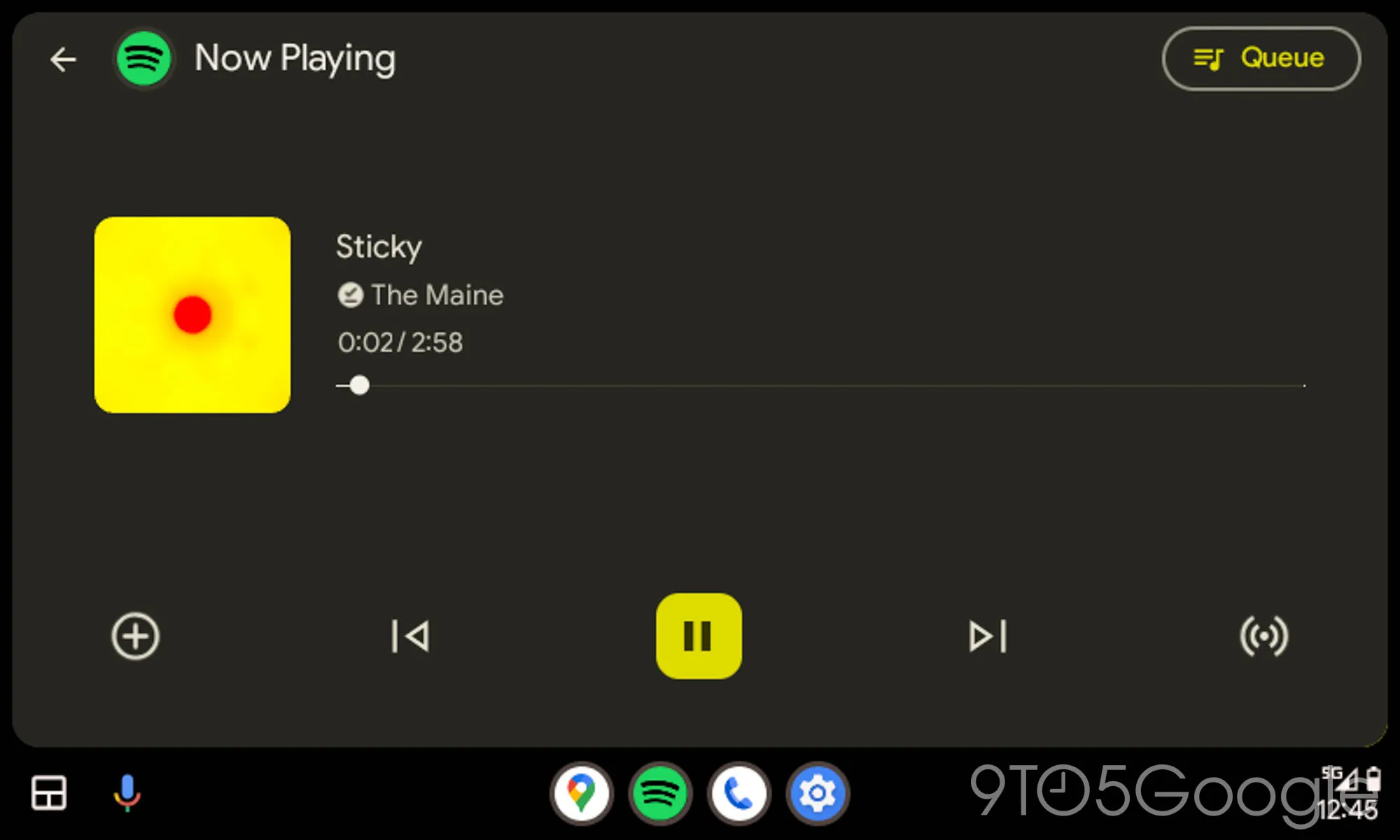 android auto music player redesign