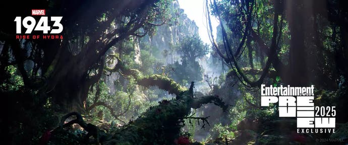 Marvel 1943: Rise of Hydra screenshot showing lush jungles of Wakanda