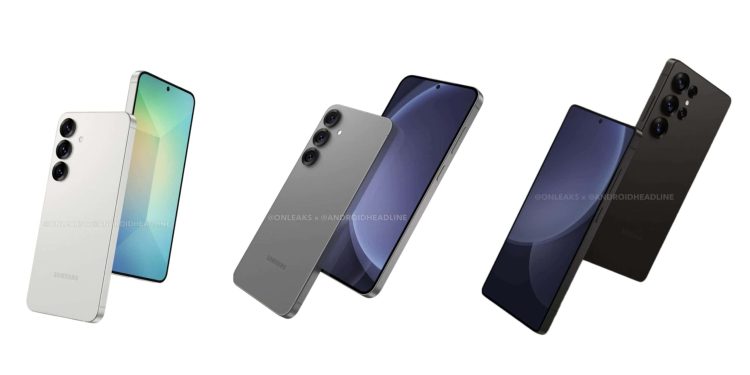“Galaxy S25 Slim’in Diğer Galaxy S25 Telefonlarına Göre İnceliği”