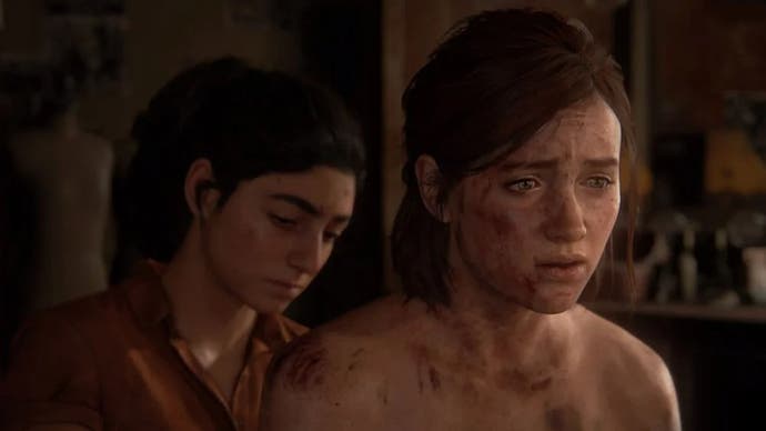 Dina takes care of Ellie in The Last of Us Part 2