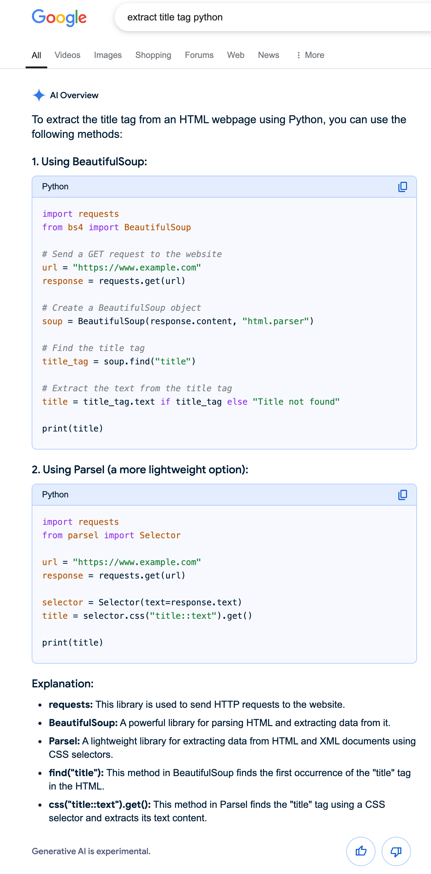 Google Ai Overview Coding