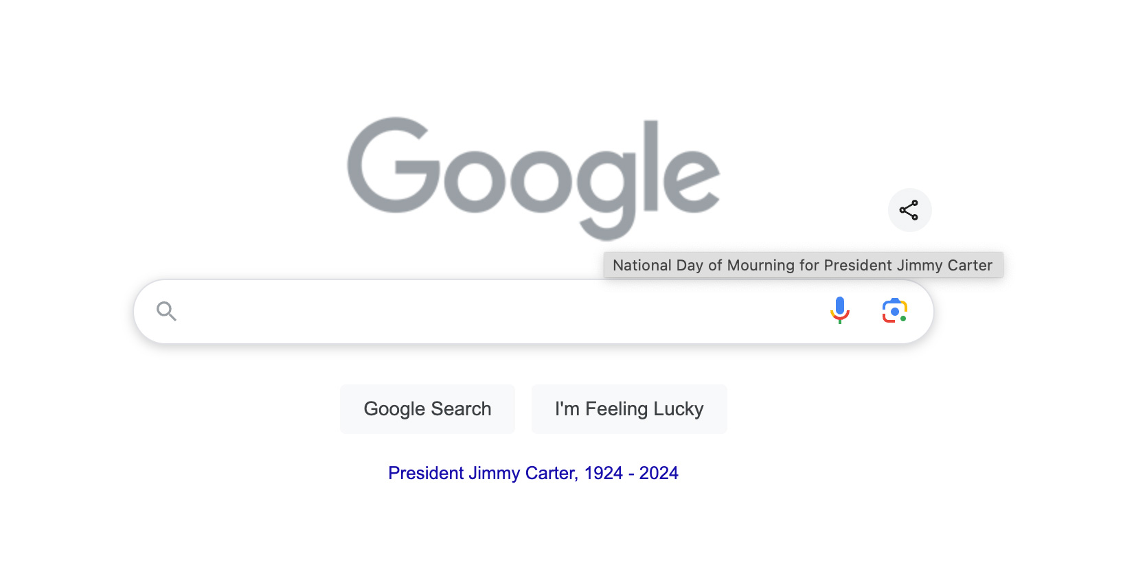 Google Gray Logo Jimmy Carter