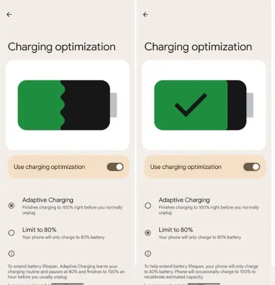 pixel charging limitation power