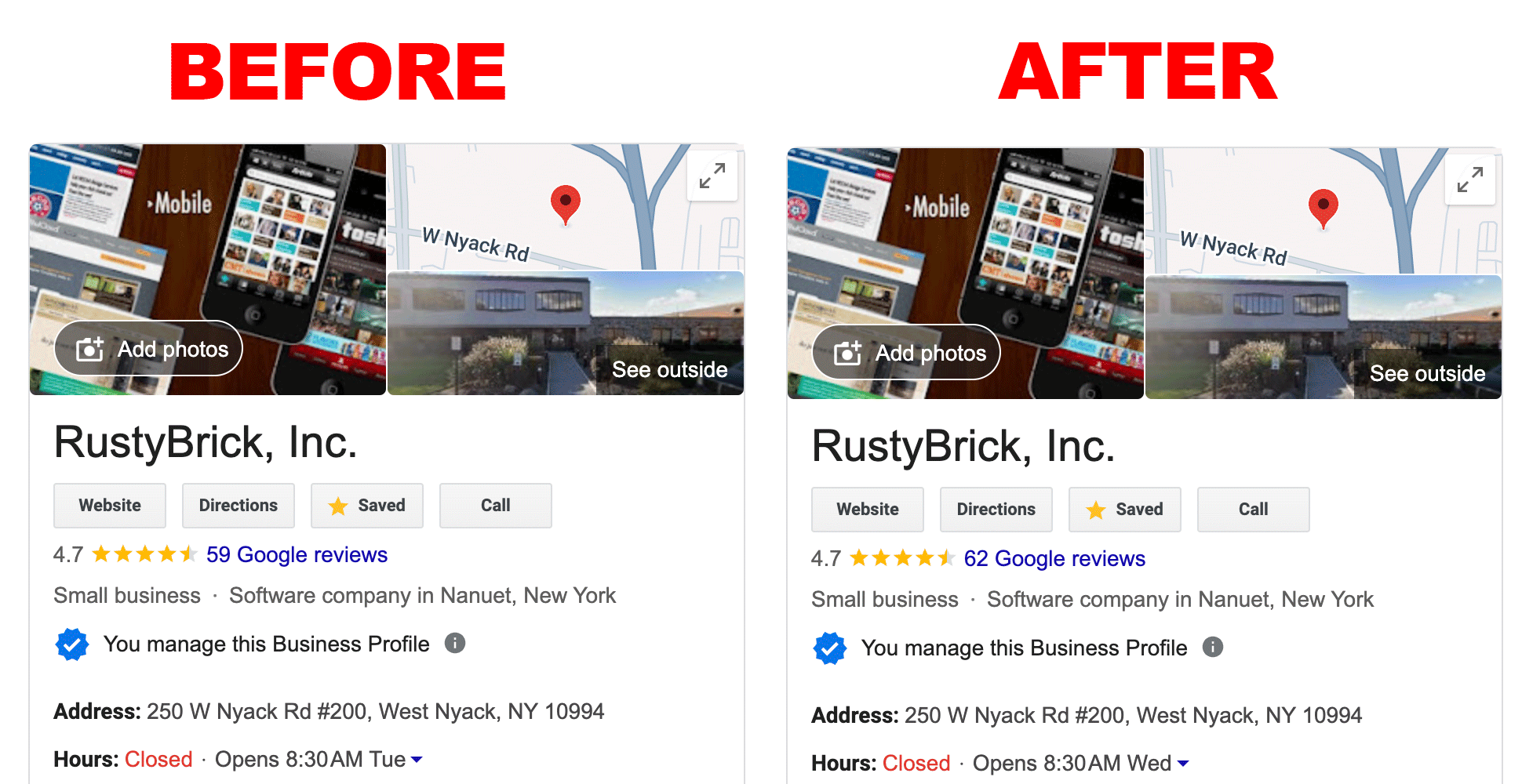 Google Reviews Count Fixing