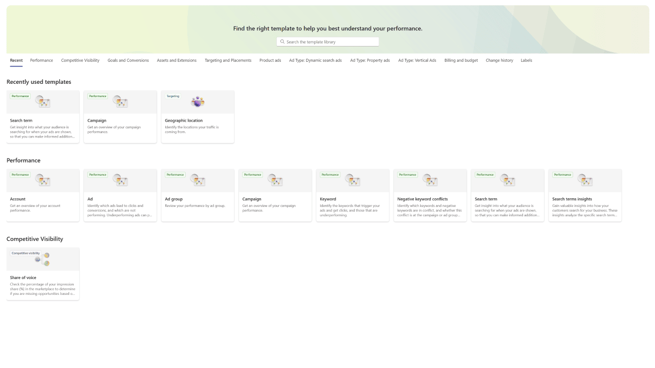 Ma Report Templates