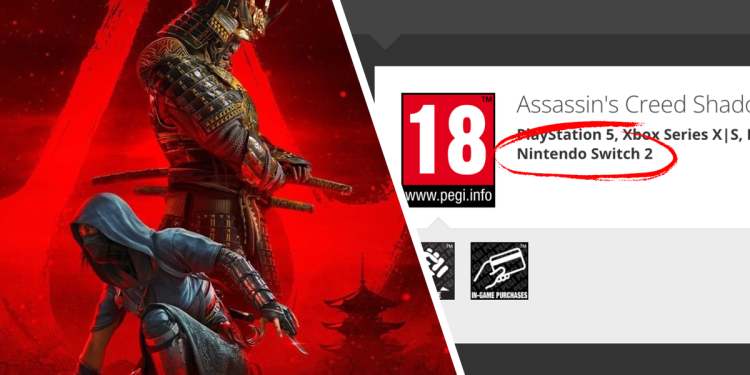 PEGI Web Sitesindeki Sızıntı, Assassin’s Creed Shadows’ın Nintendo Switch 2’ye Geleceğini Öne Sürüyor
