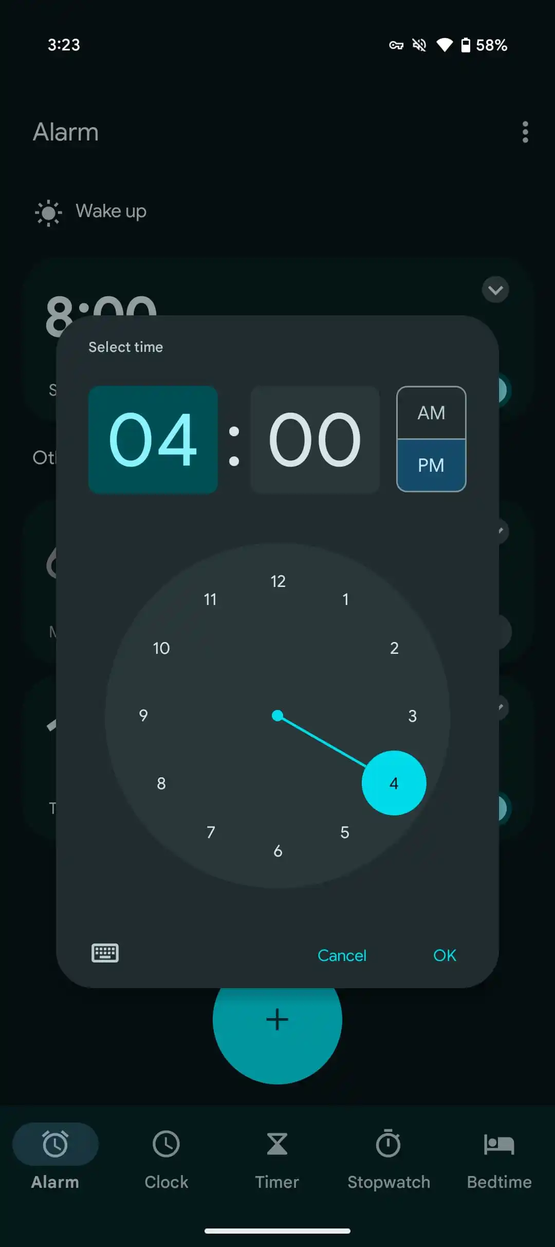 google-clock-material-you-current-ui-alarm-2 Google Clock Material You current UI alarm 2