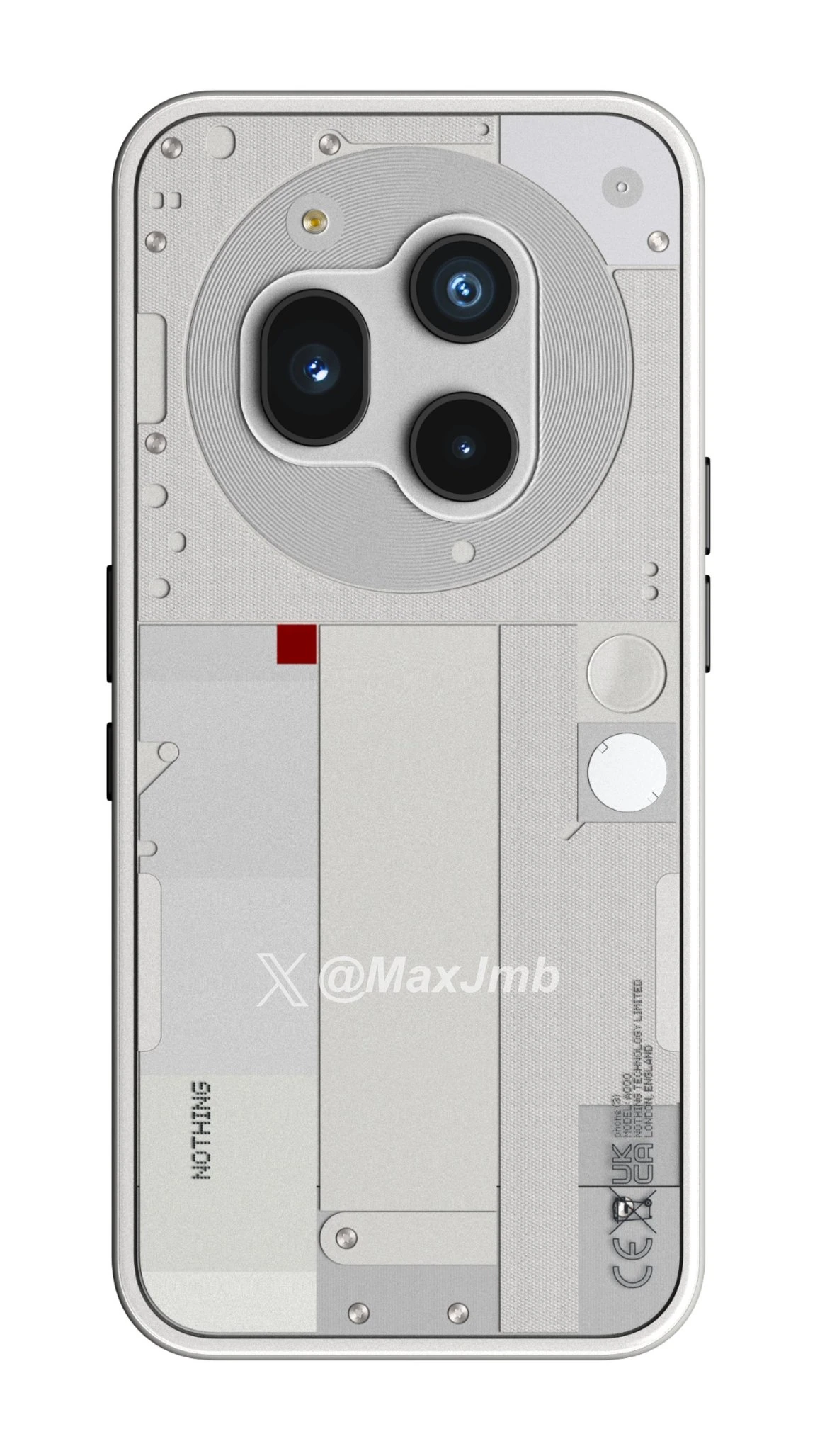 Nothing Phone 3 render leak