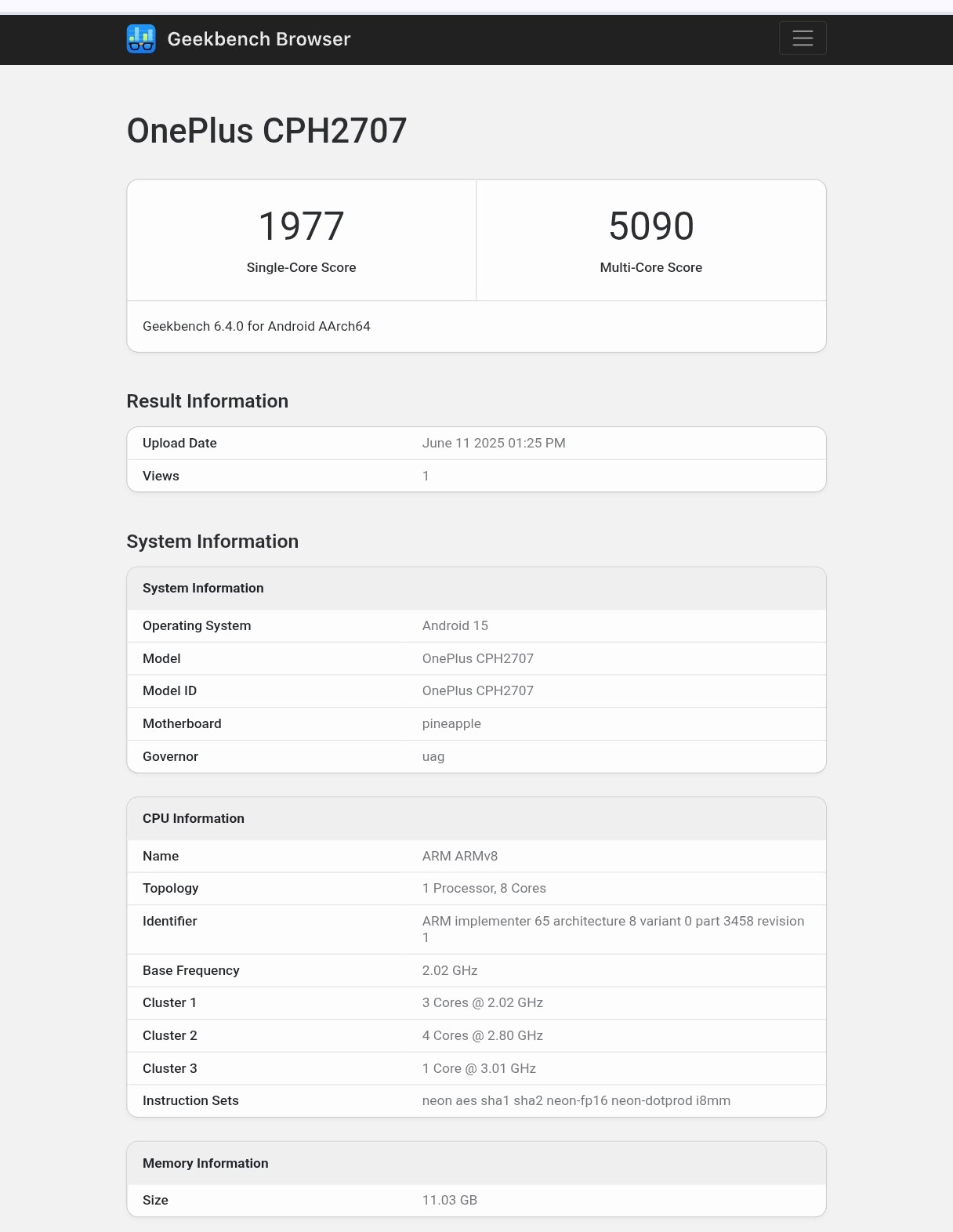 oneplus-nord-5-geekbench OnePlus Nord 5 Geekbench