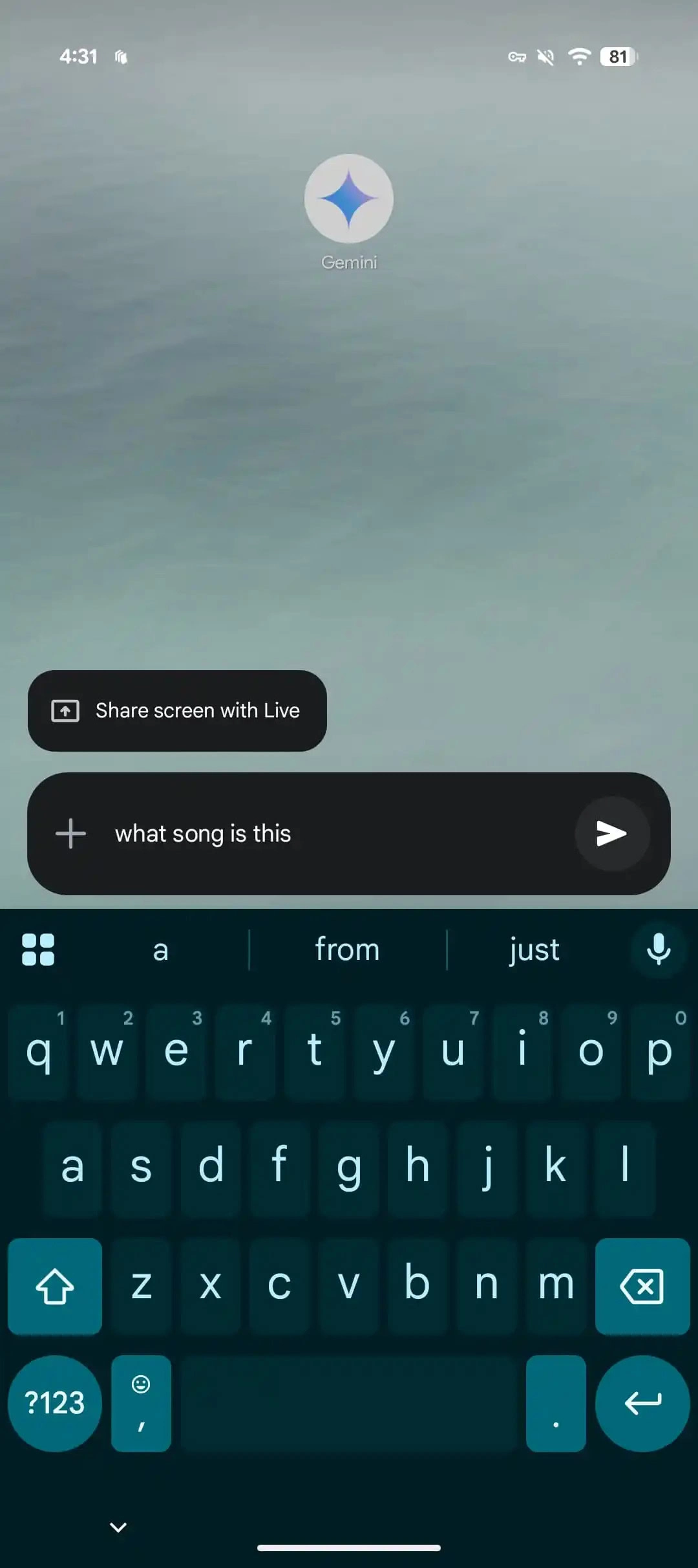Gemini app Song Search 1