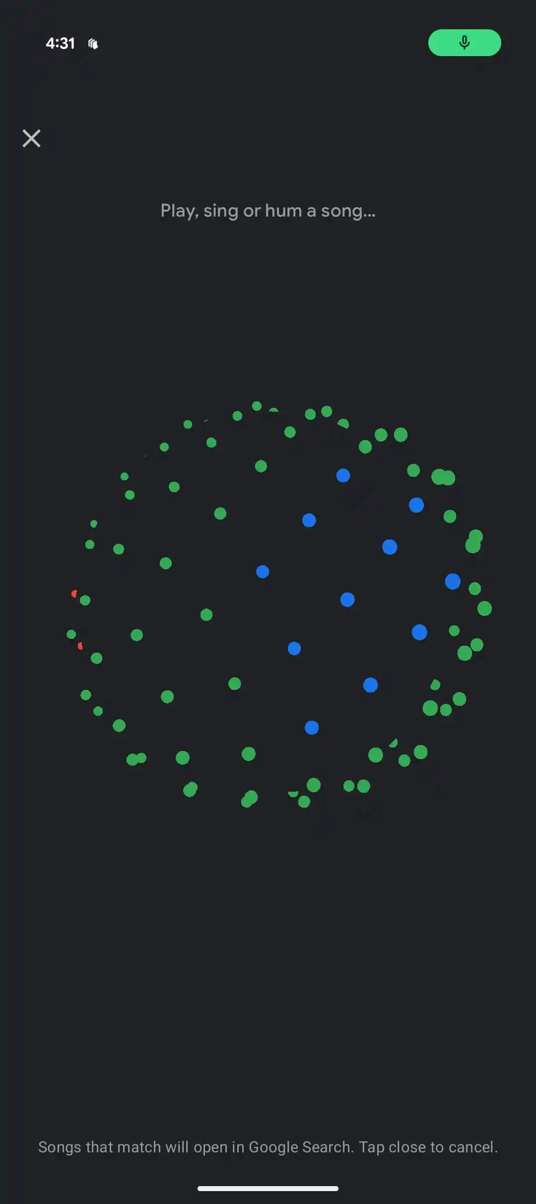 Gemini app Song Search 2