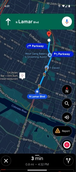 google maps media controls android return 1