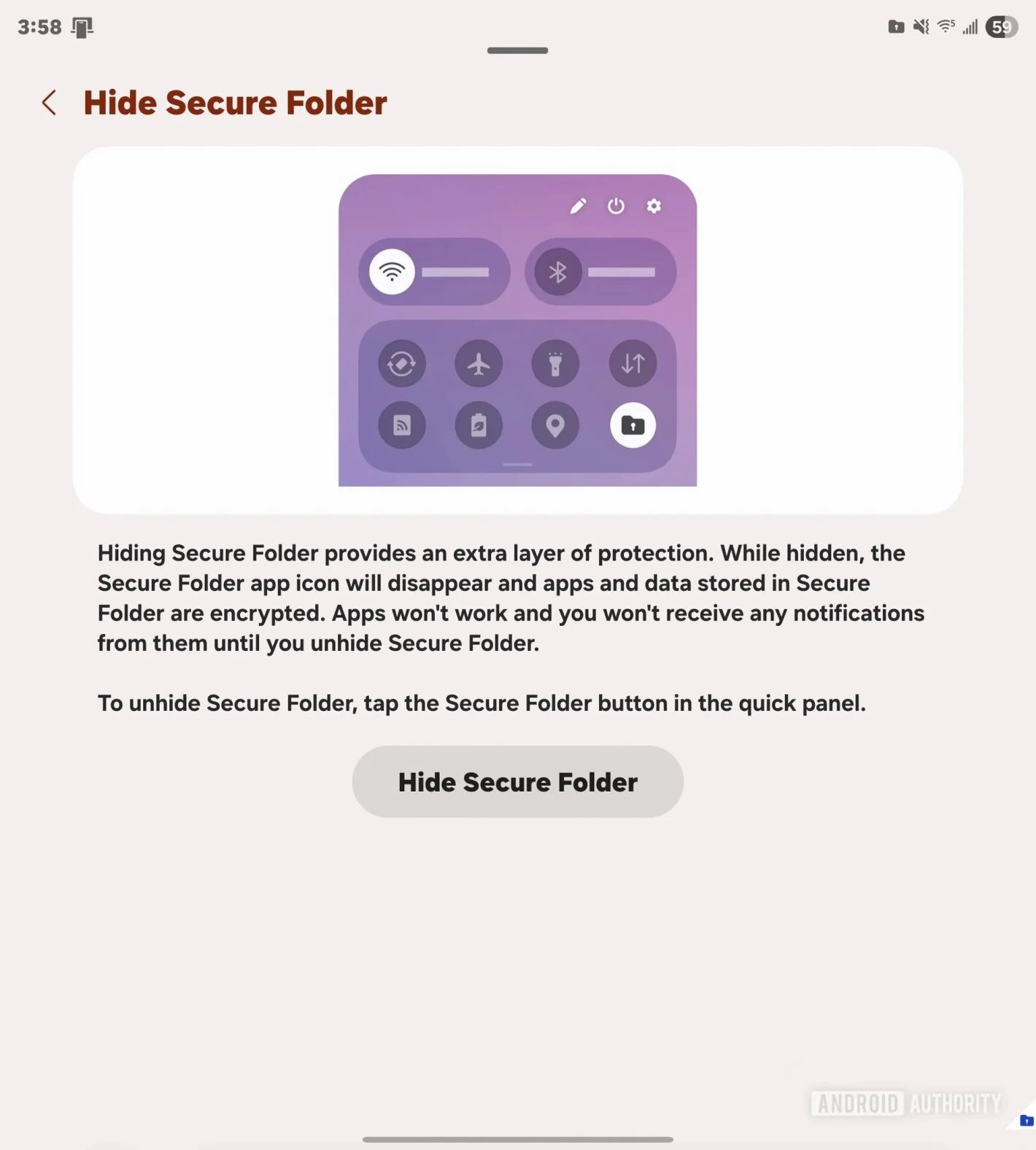 Samsung Secure Folder Update