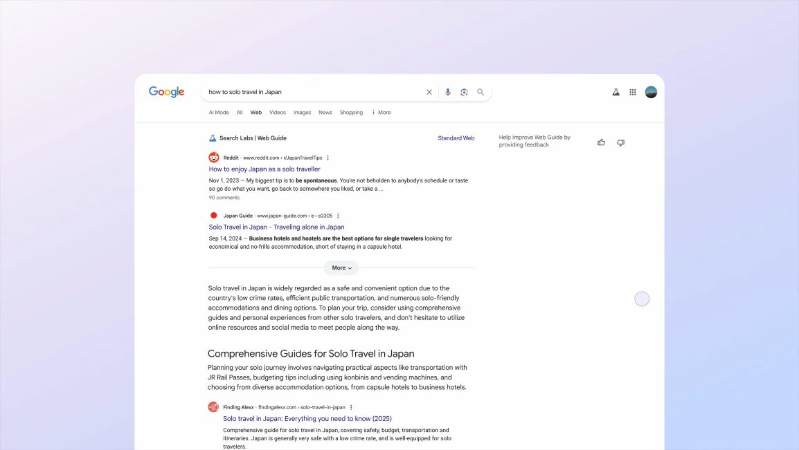 Search Labs Web Guide 1
