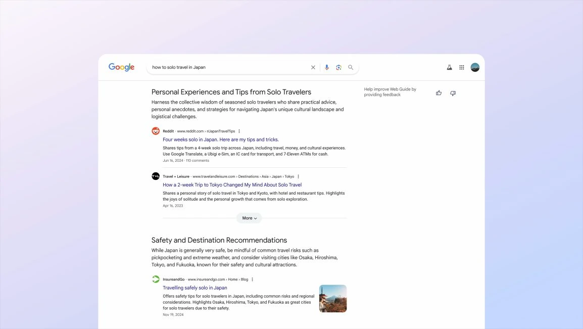 Search Labs Web Guide 3
