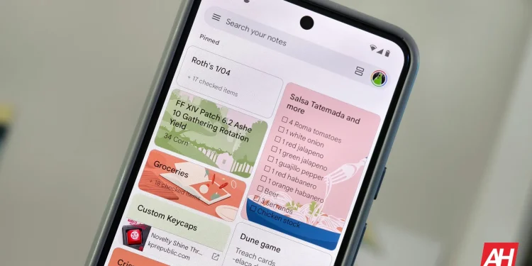 Google Keep, Notları Sıralamak için Kullanışlı Yeni Bir Özellik Edindi
