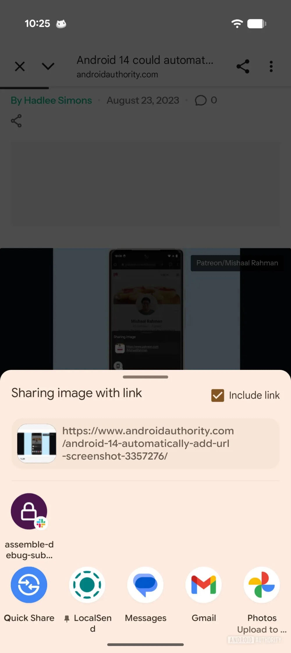 Android upgraded screenshots