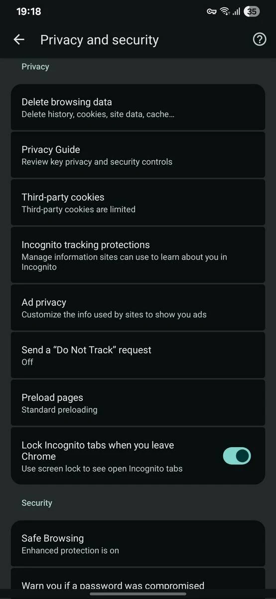 Chrome Android settings redesign leopeva64 1