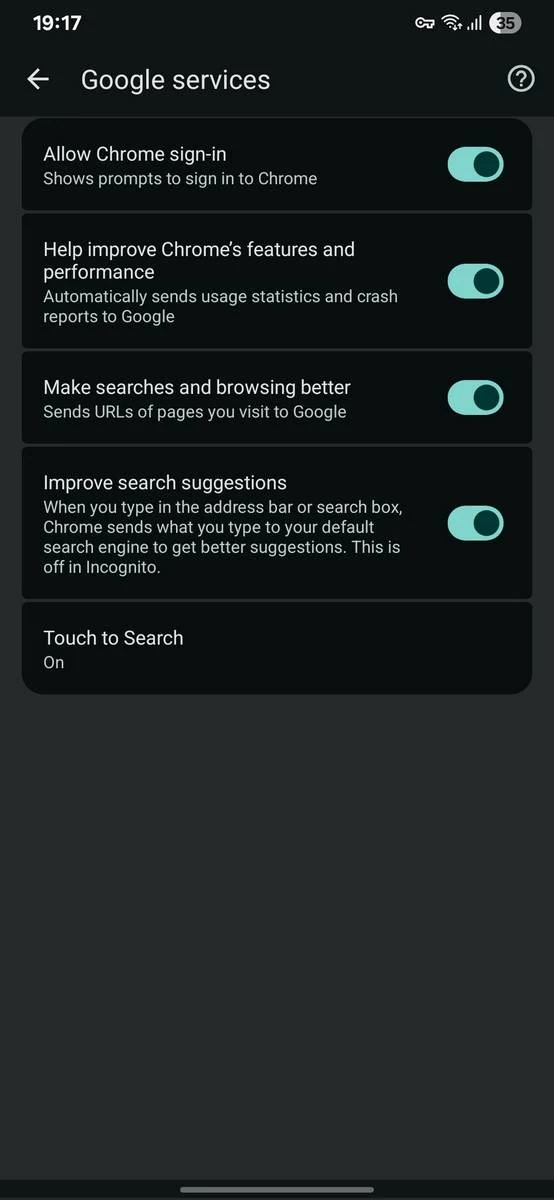 Chrome Android settings redesign leopeva64 3