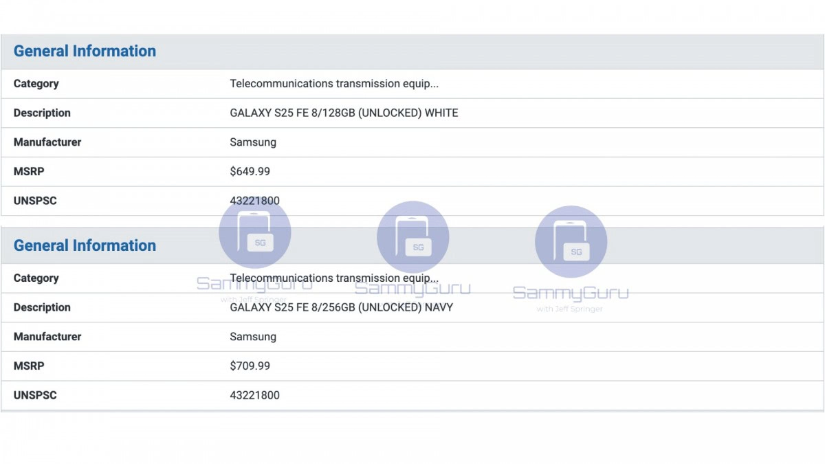 galaxy-s25-fe-price-tag-leak Galaxy S25 FE price tag leak