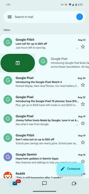 gmail-material-3-expressive-rede Gmail Material 3 Expressive rede