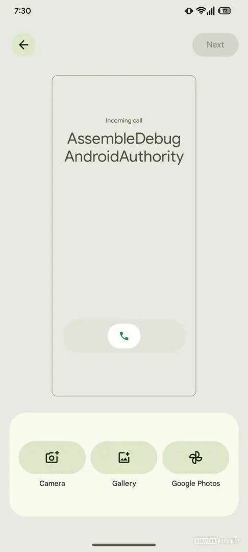 google calling cards assembledebug androidauthority 3