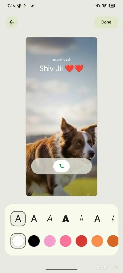 google calling cards assembledebug androidauthority 4