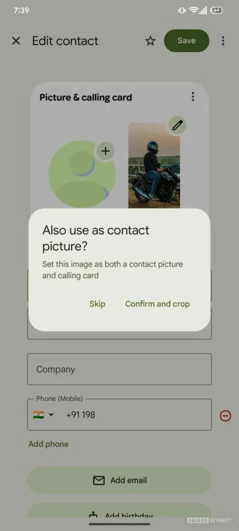 google calling cards assembledebug androidauthority 5